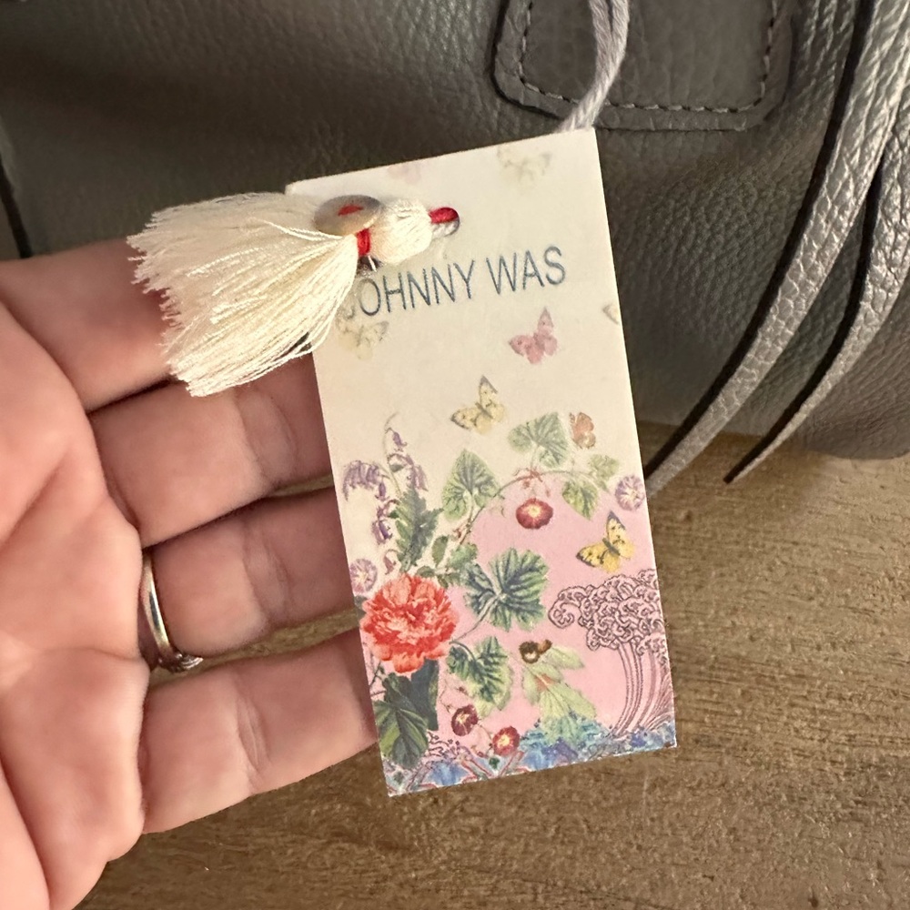 NEW Johnny Was Isabelle Duffle Bag Slate - Picture 4 of 9